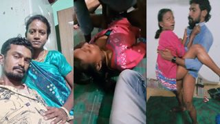 Tamil Wife Threesome Fucking while Husband Recording Show