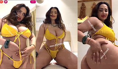Model Aditi Mistry Yellow Bra – Panty Open Nude Viral Clip